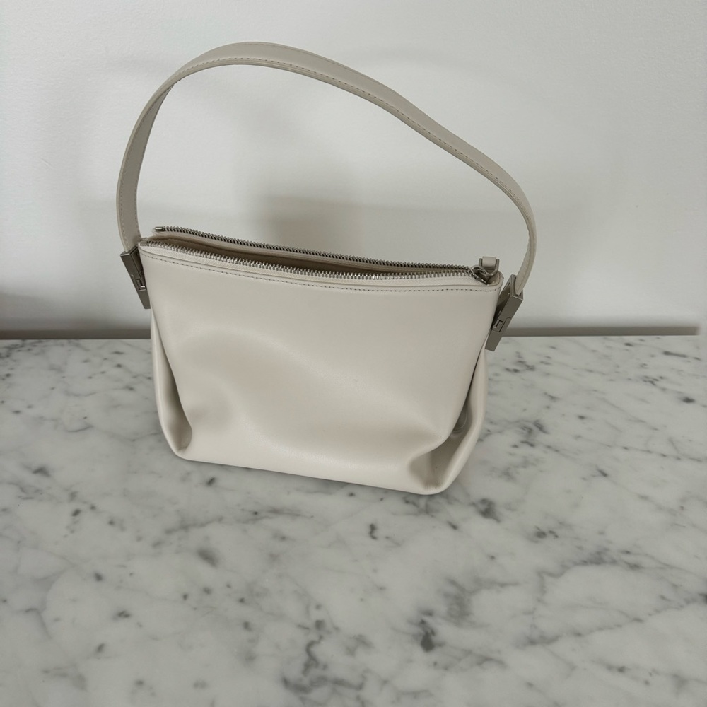 Minimalist Cream Shoulder Bag